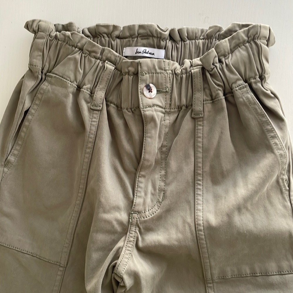 NWOT Sam Edelman, the commander, light green, high, waisted, pants size 25